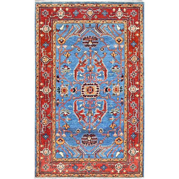Hand Knotted  Rectangle Area Rug > Design# CCSR86395 > Size: 2'-11" x 4'-10"