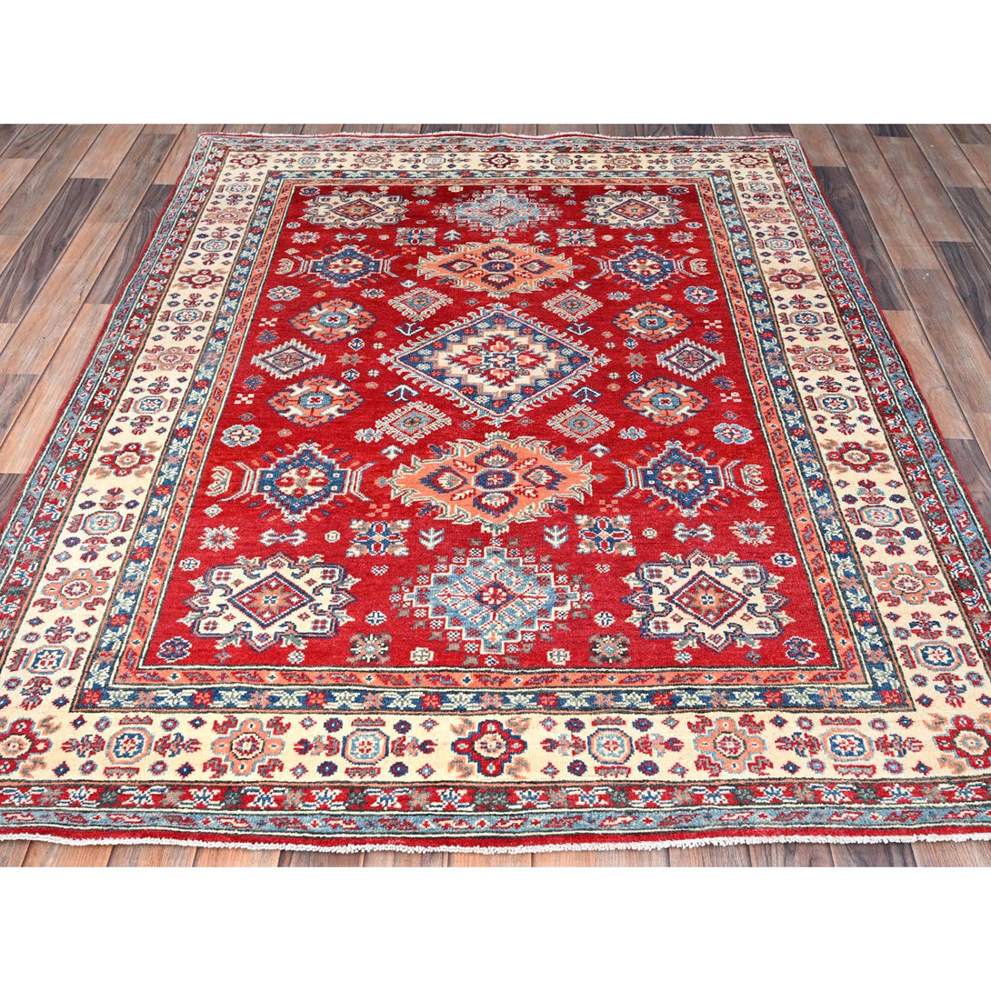 Hand Knotted  Rectangle Area Rug > Design# CCSR86438 > Size: 5'-0" x 6'-1"