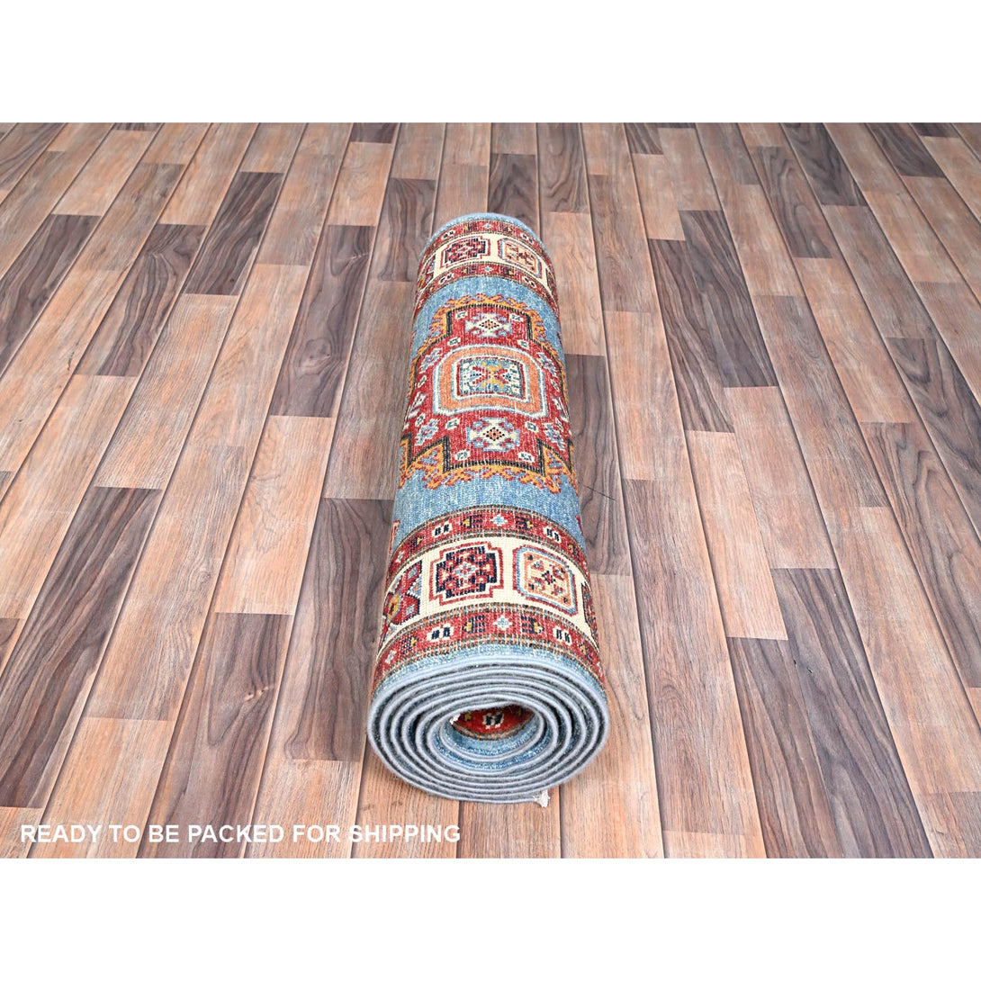 Hand Knotted  Rectangle Runner > Design# CCSR86446 > Size: 2'-10" x 9'-9"
