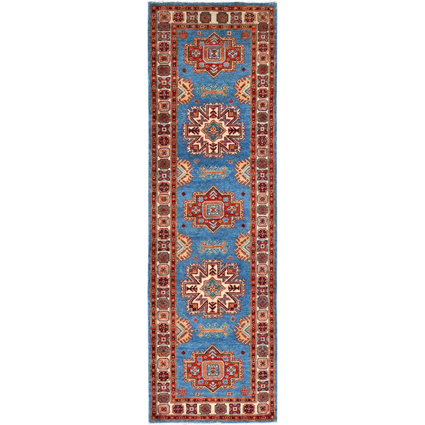 Hand Knotted  Rectangle Runner > Design# CCSR86452 > Size: 2'-10" x 9'-7"