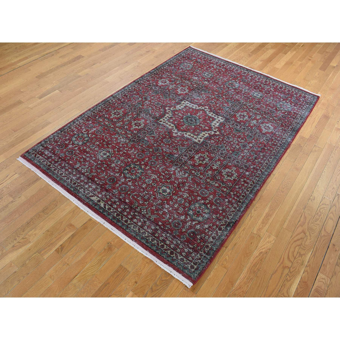 Hand Knotted Overdyed Rugs Area Rug > Design# CCSR87012 > Size: 6'-1" x 9'-0"