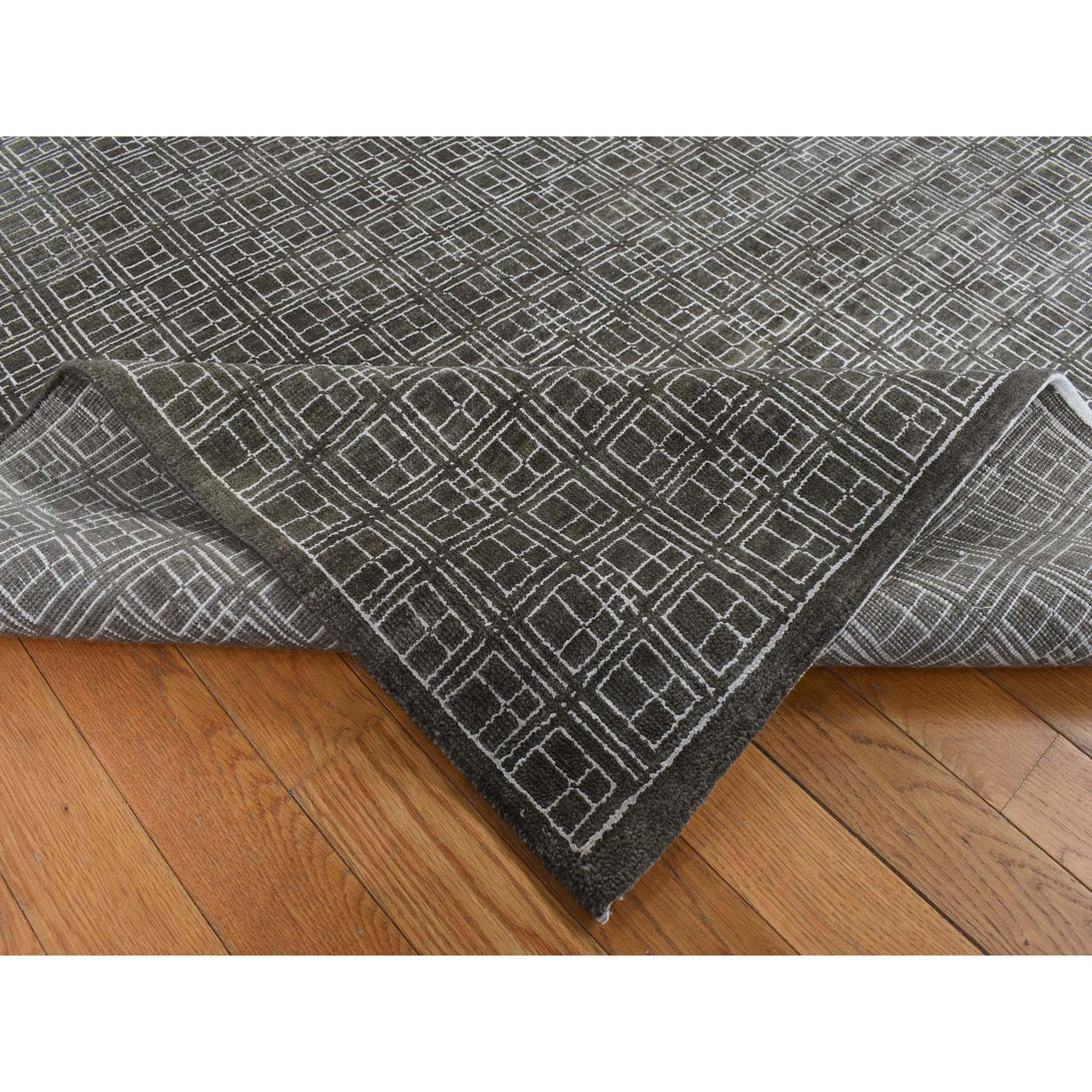 Hand Knotted Modern Area Rug > Design# CCSR87030 > Size: 8'-1" x 9'-9"