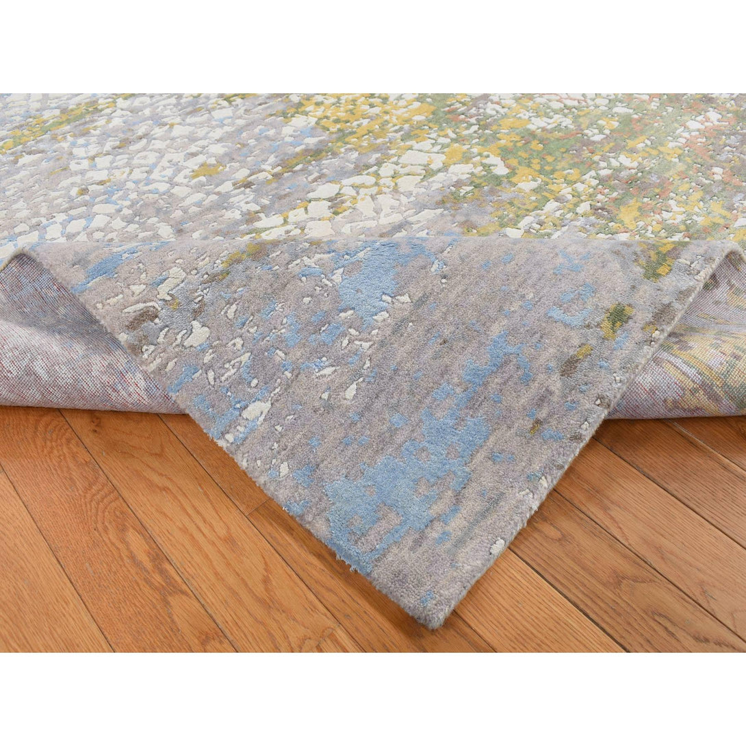 Hand Knotted Modern Area Rug > Design# CCSR87047 > Size: 8'-1" x 10'-1"