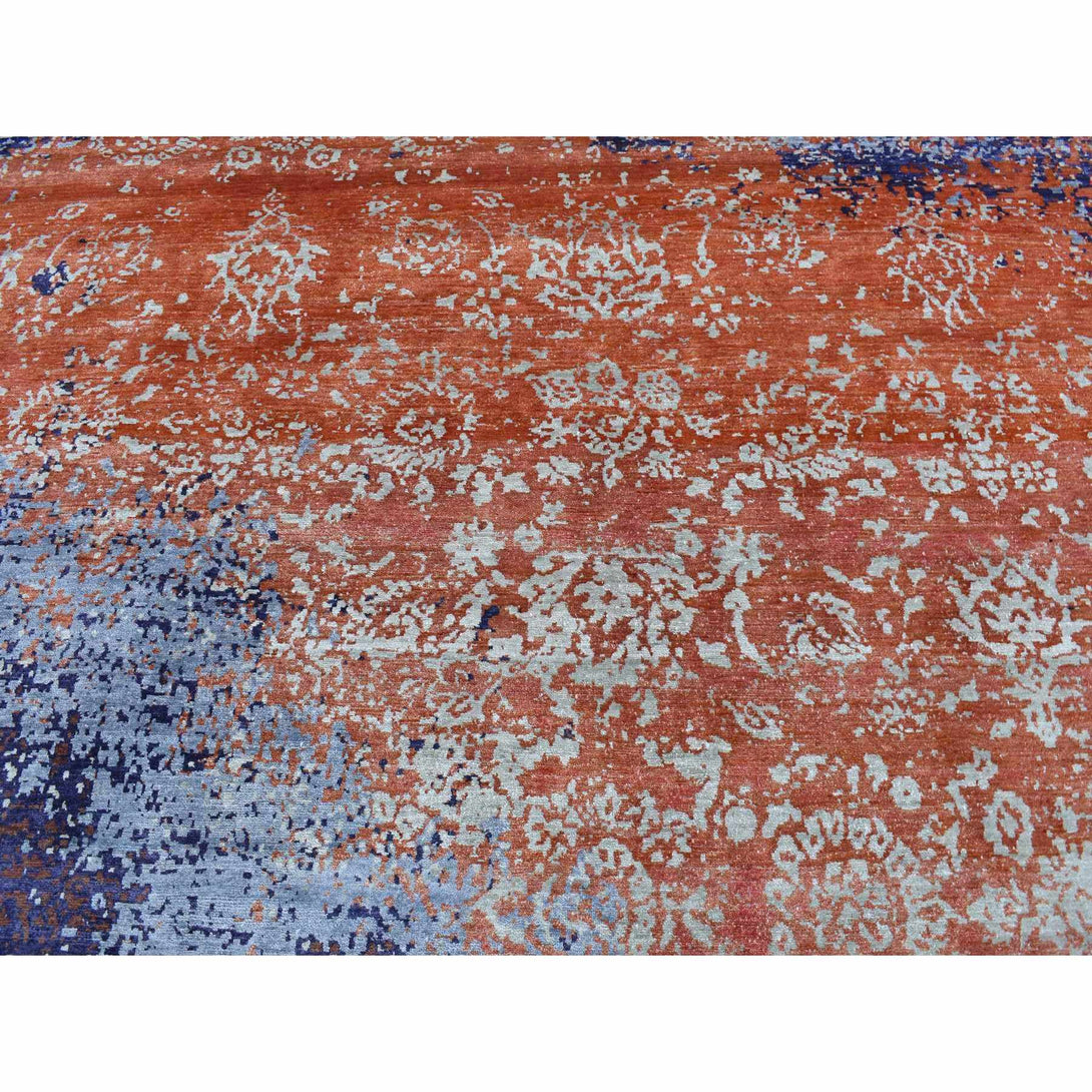 Hand Knotted Decorative Rugs Area Rug > Design# CCSR87066 > Size: 8'-10" x 11'-10"