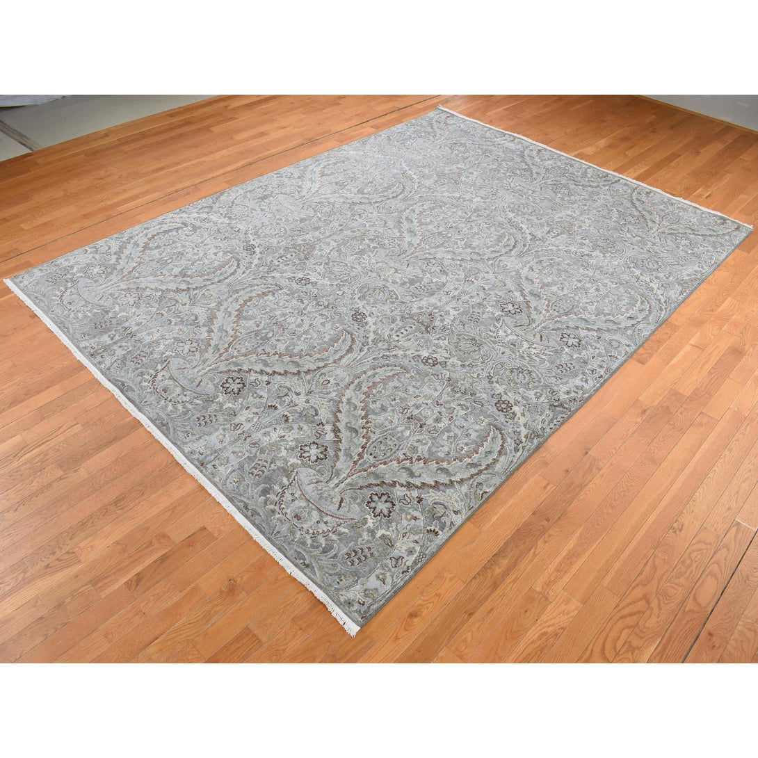 Hand Knotted Decorative Rugs Area Rug > Design# CCSR87073 > Size: 9'-0" x 12'-2"