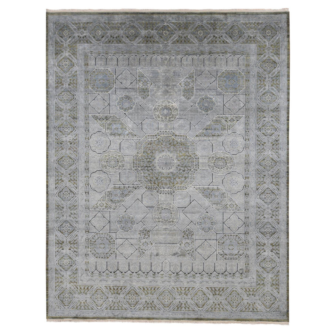 Hand Knotted Decorative Rugs Area Rug > Design# CCSR87075 > Size: 9'-0" x 11'-7"