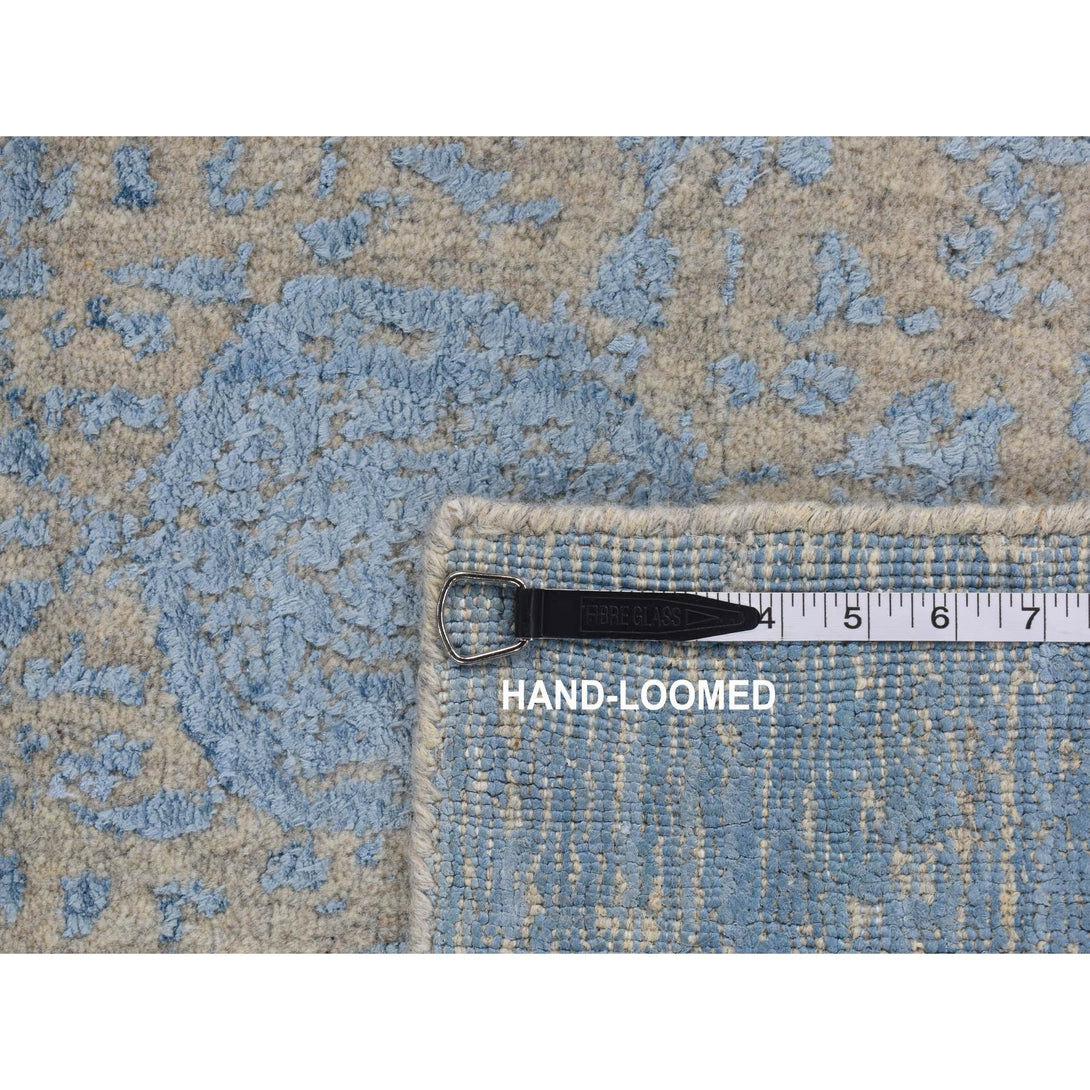 Handmade Wool and Silk Runner > Design# CCSR87247 > Size: 2'-5" x 10'-1"