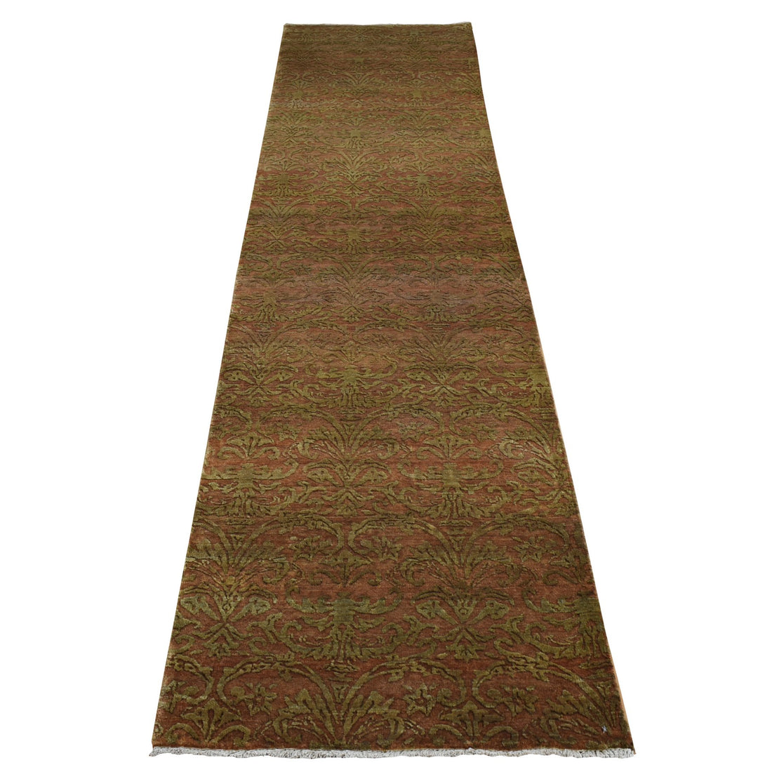 Hand Knotted  Rectangle Runner > Design# CCSR87301 > Size: 2'-5" x 11'-4"