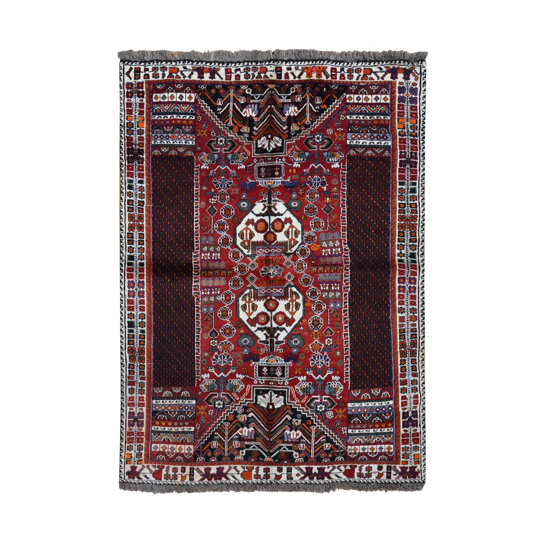 Hand Knotted  Rectangle Area Rug > Design# CCSR87387 > Size: 4'-5" x 6'-5"