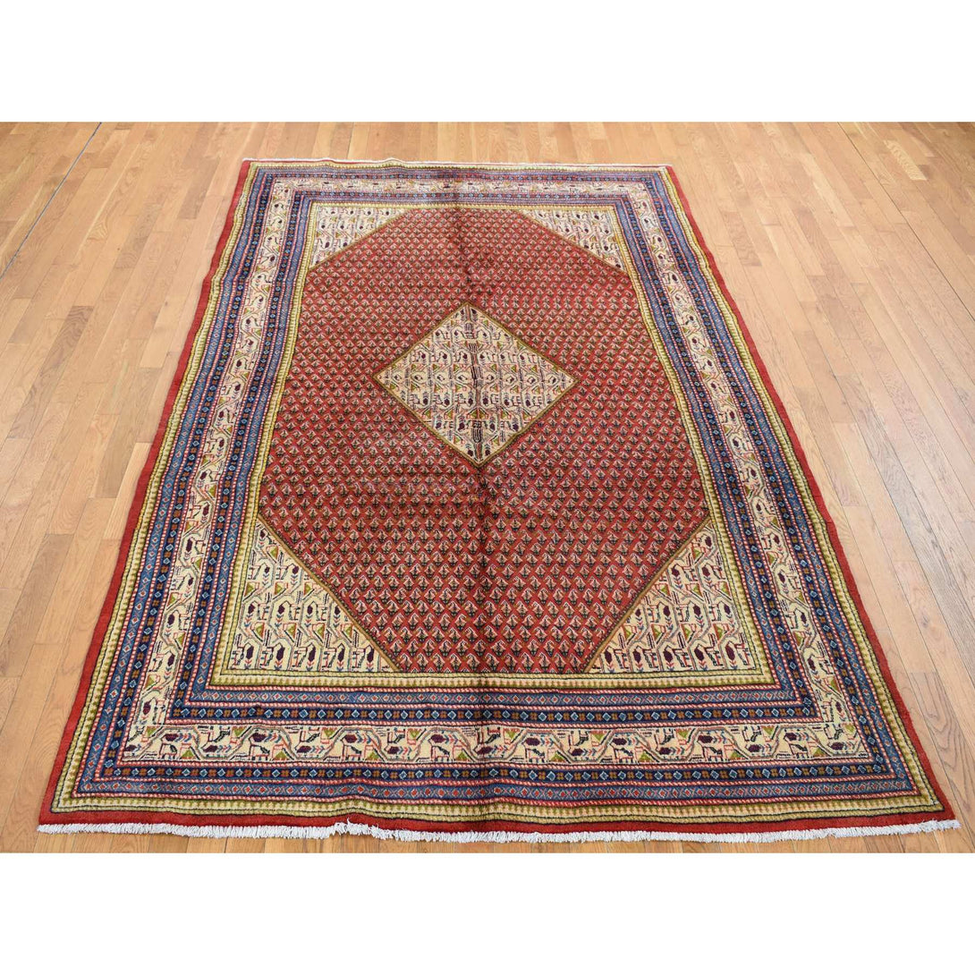 Hand Knotted  Rectangle Area Rug > Design# CCSR87461 > Size: 6'-7" x 10'-2"