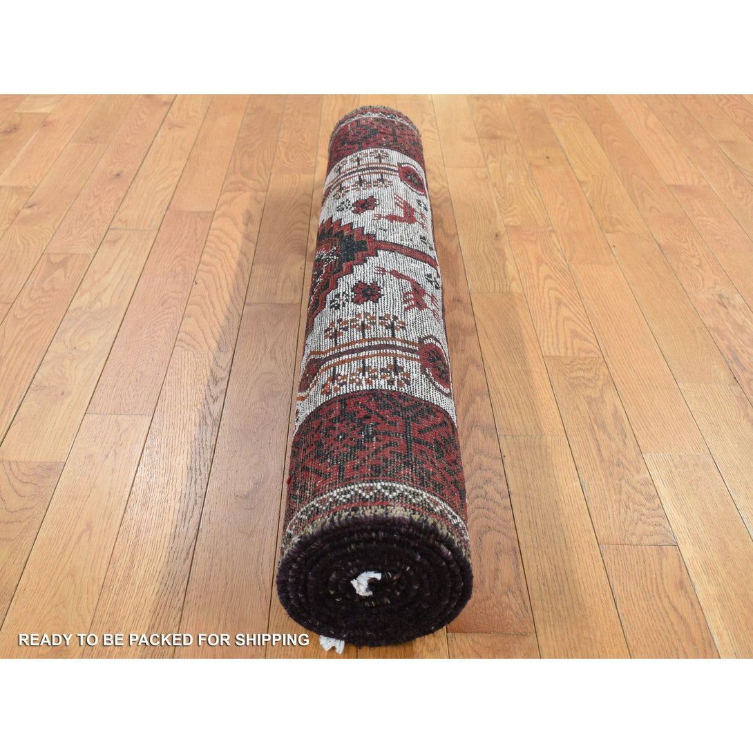 Hand Knotted  Rectangle Area Rug > Design# CCSR87470 > Size: 3'-8" x 7'-9"