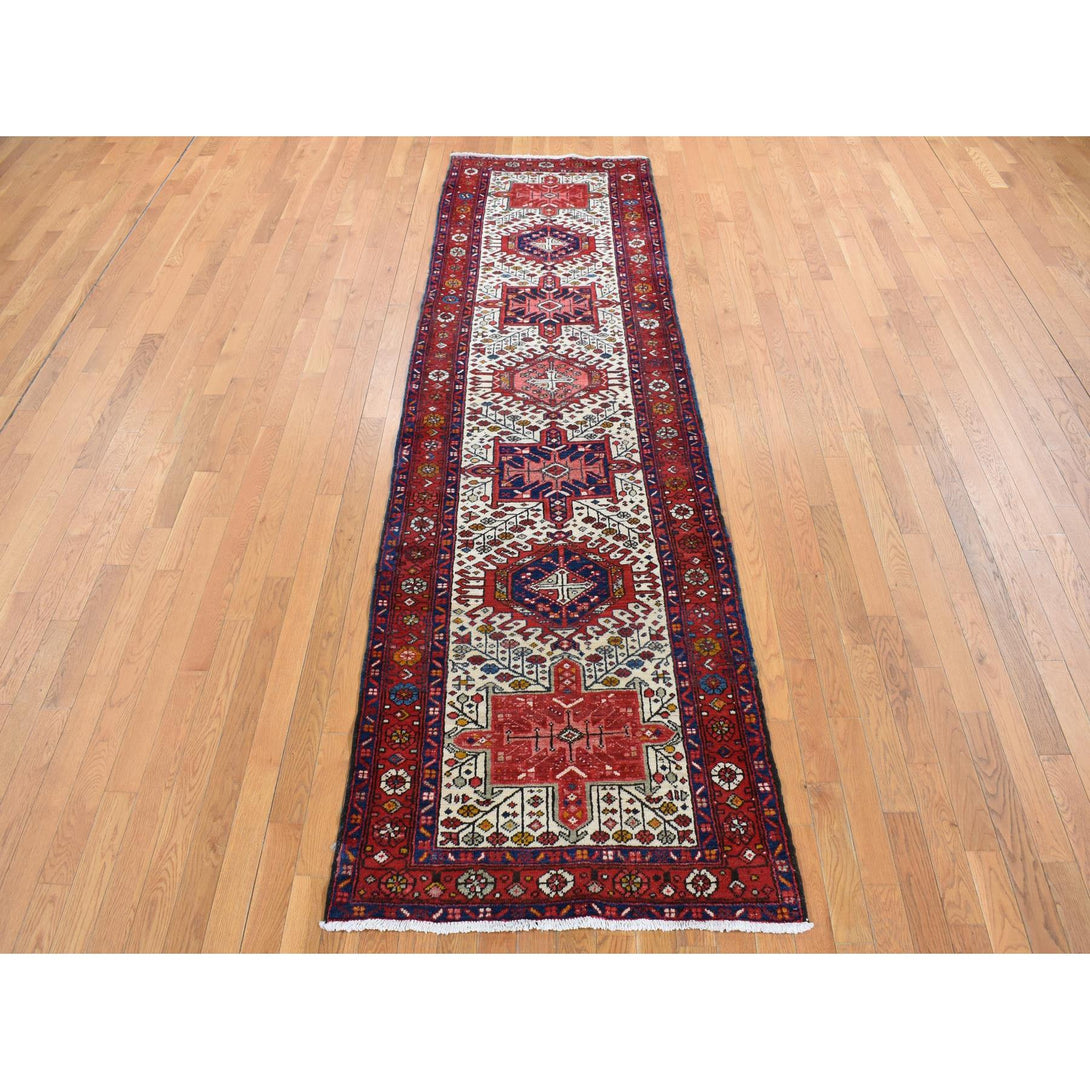 Hand Knotted  Rectangle Runner > Design# CCSR87471 > Size: 3'-3" x 11'-2"