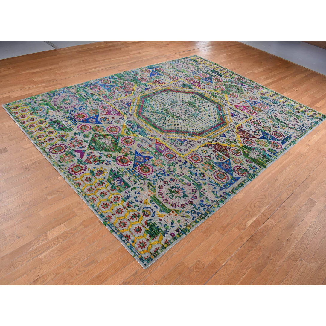 Hand Knotted  Rectangle Area Rug > Design# CCSR87512 > Size: 10'-0" x 14'-0"