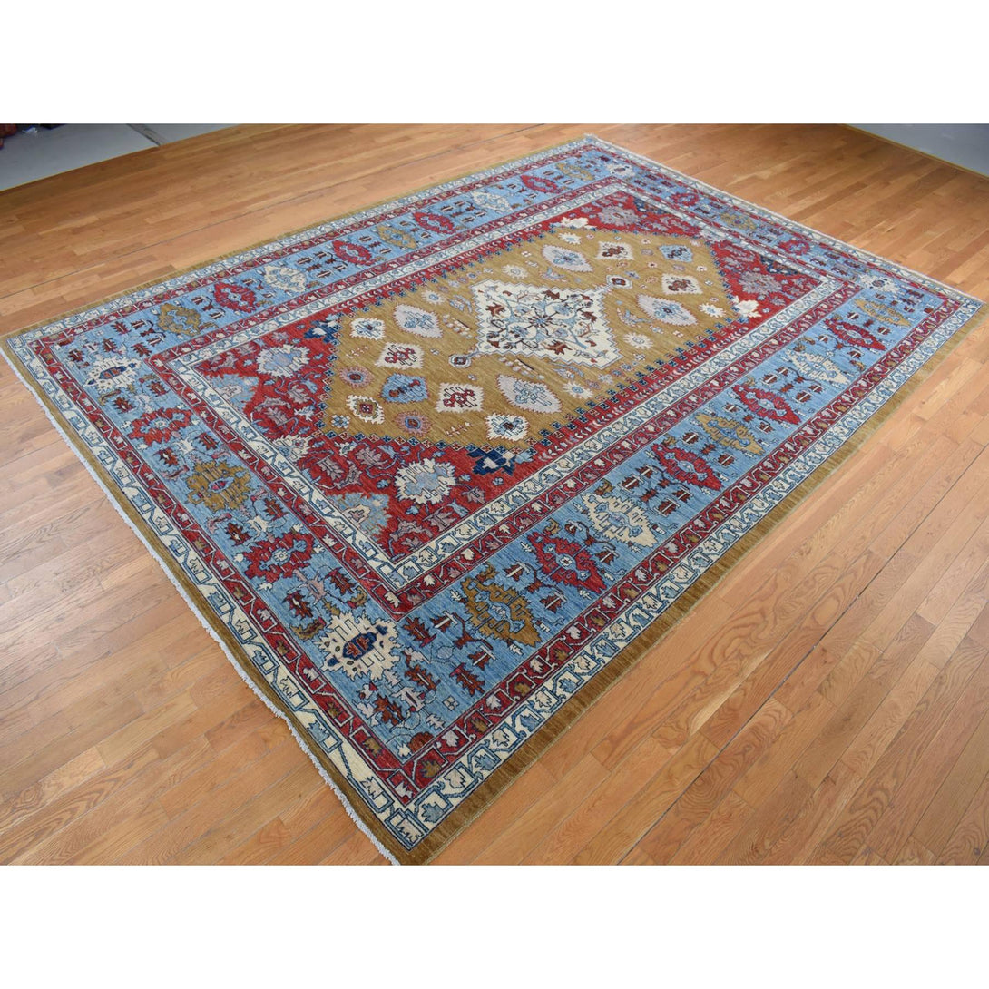 Hand Knotted  Rectangle Area Rug > Design# CCSR87536 > Size: 9'-10" x 13'-10"