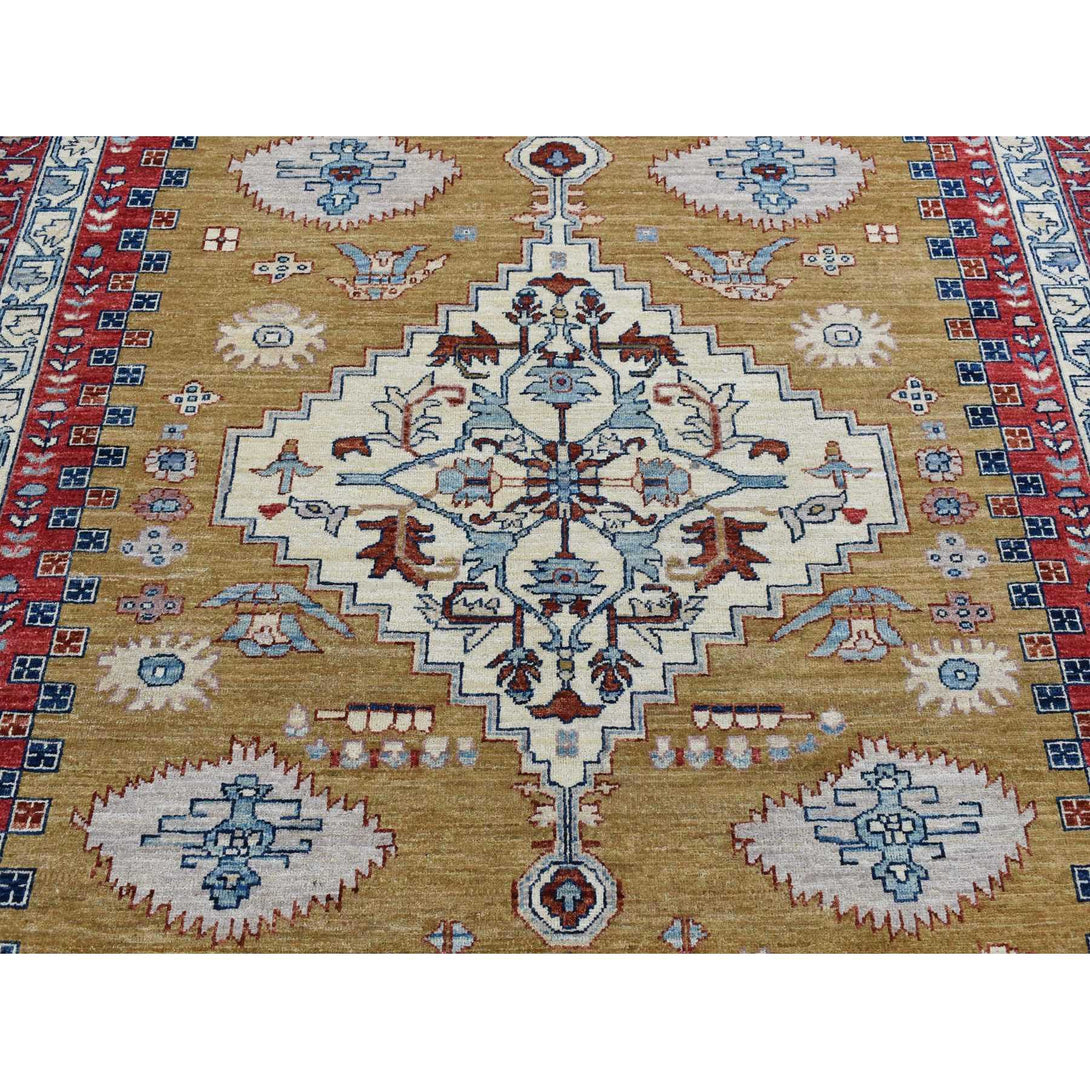 Hand Knotted  Rectangle Area Rug > Design# CCSR87536 > Size: 9'-10" x 13'-10"