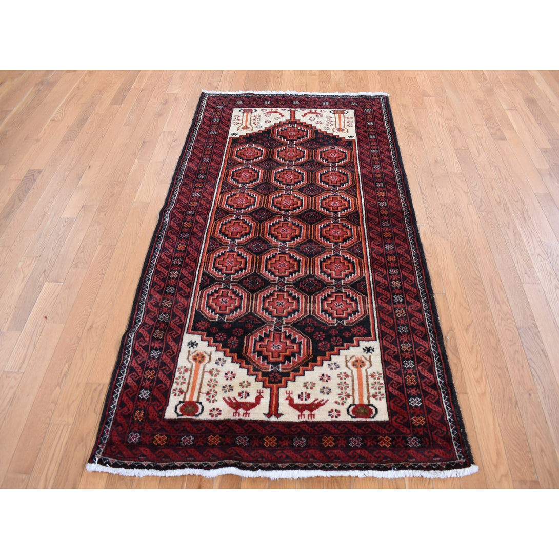 Hand Knotted  Rectangle Area Rug > Design# CCSR87572 > Size: 3'-10" x 7'-1"