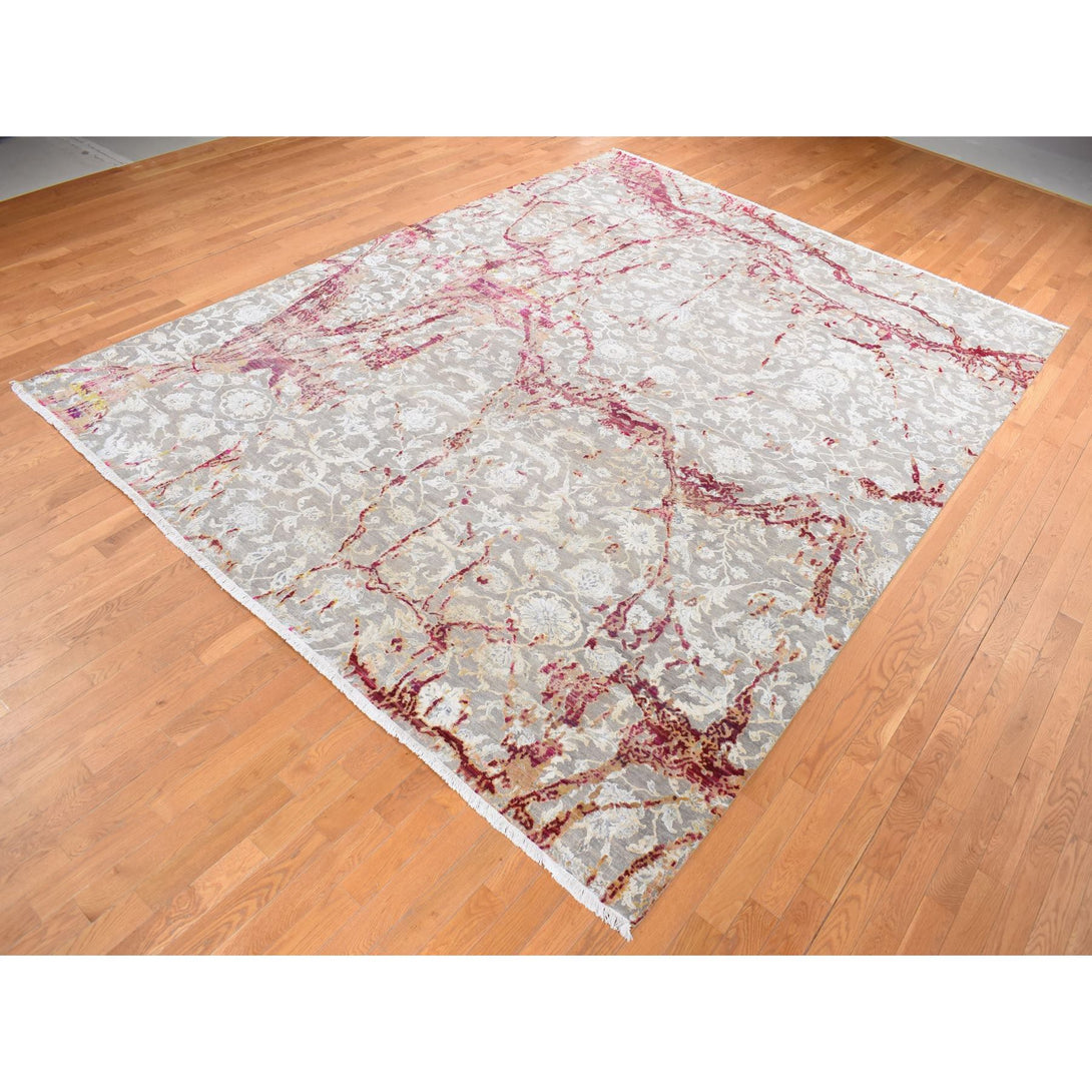 Hand Knotted  Rectangle Area Rug > Design# CCSR87582 > Size: 9'-10" x 13'-2"