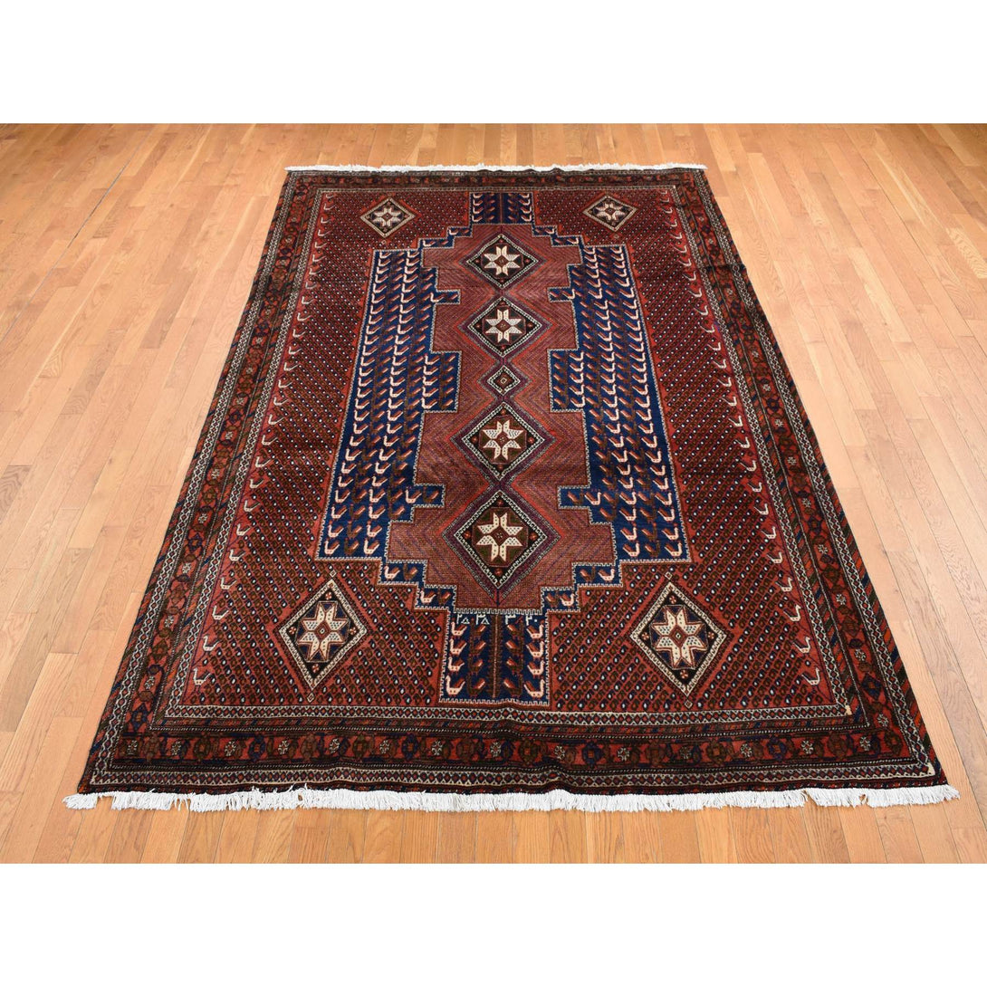 Hand Knotted  Rectangle Area Rug > Design# CCSR87593 > Size: 6'-8" x 10'-5"