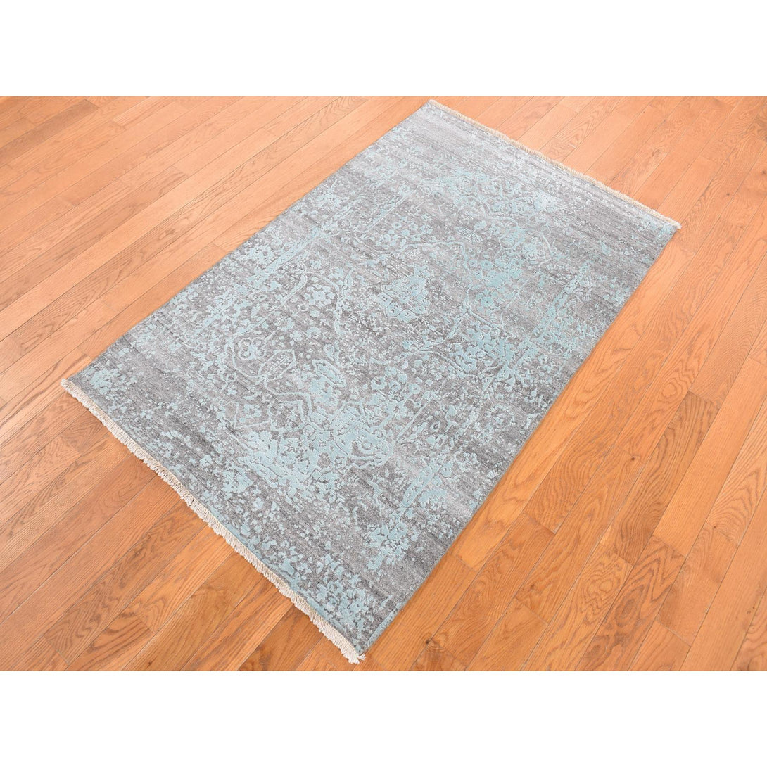 Hand Knotted  Rectangle Area Rug > Design# CCSR87602 > Size: 3'-0" x 4'-10"