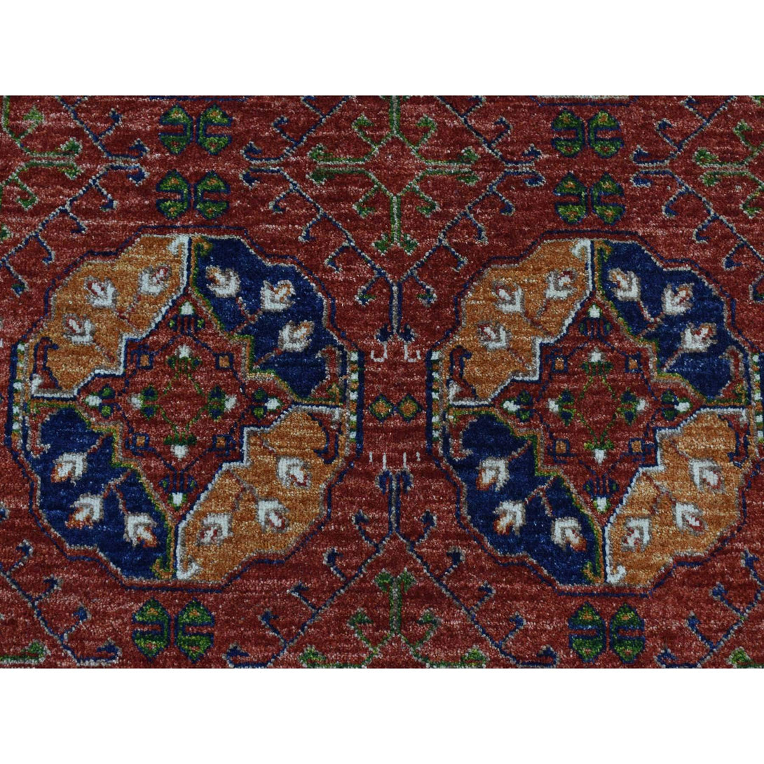 Hand Knotted  Rectangle Area Rug > Design# CCSR87613 > Size: 4'-1" x 6'-2"