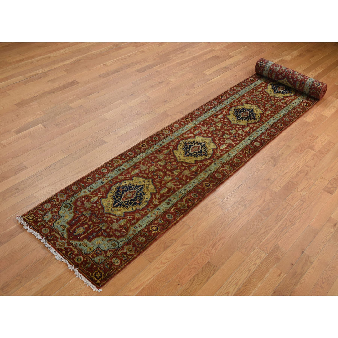 Hand Knotted  Rectangle Runner > Design# CCSR87623 > Size: 2'-7" x 17'-7"