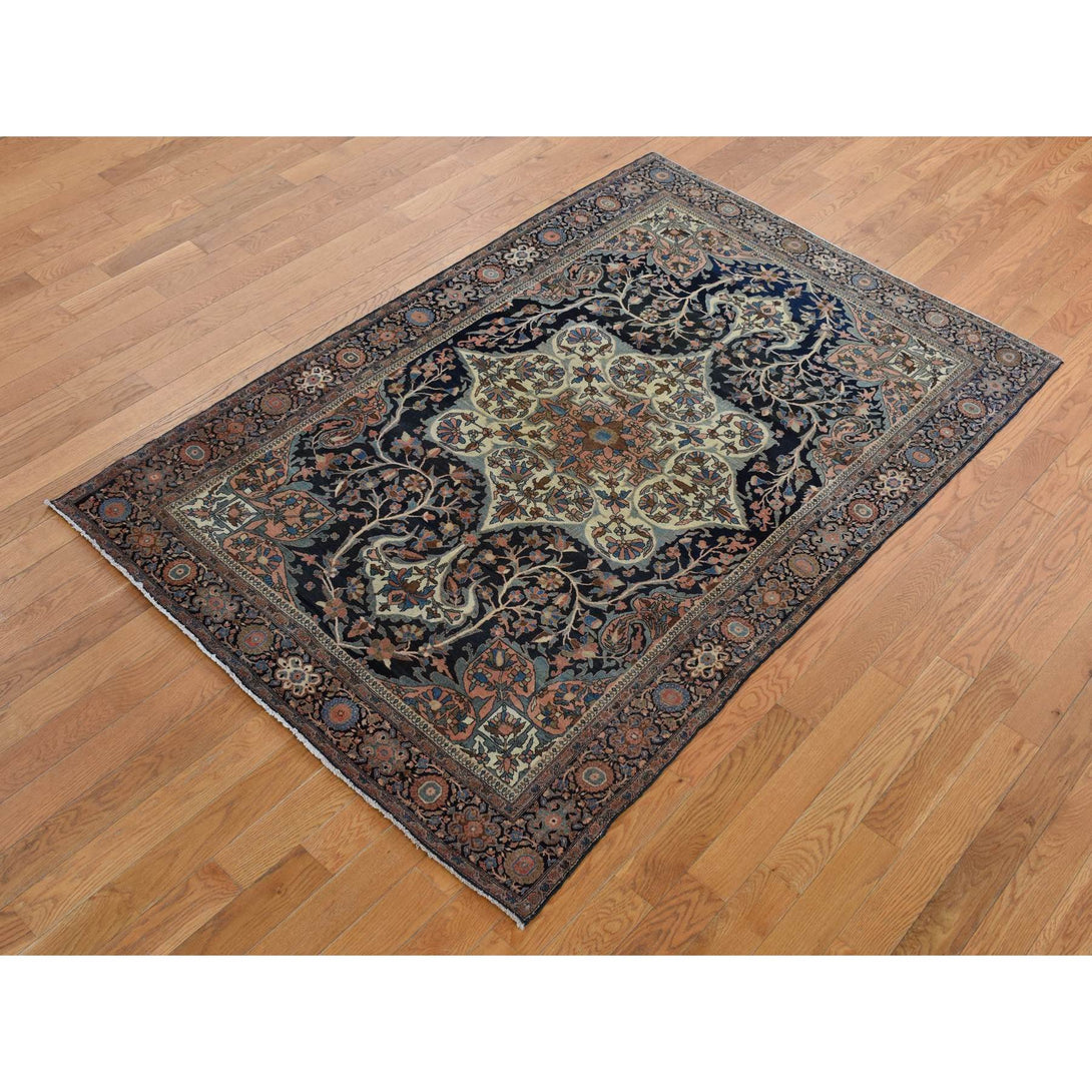 Hand Knotted  Rectangle Area Rug > Design# CCSR87639 > Size: 4'-4" x 6'-9"