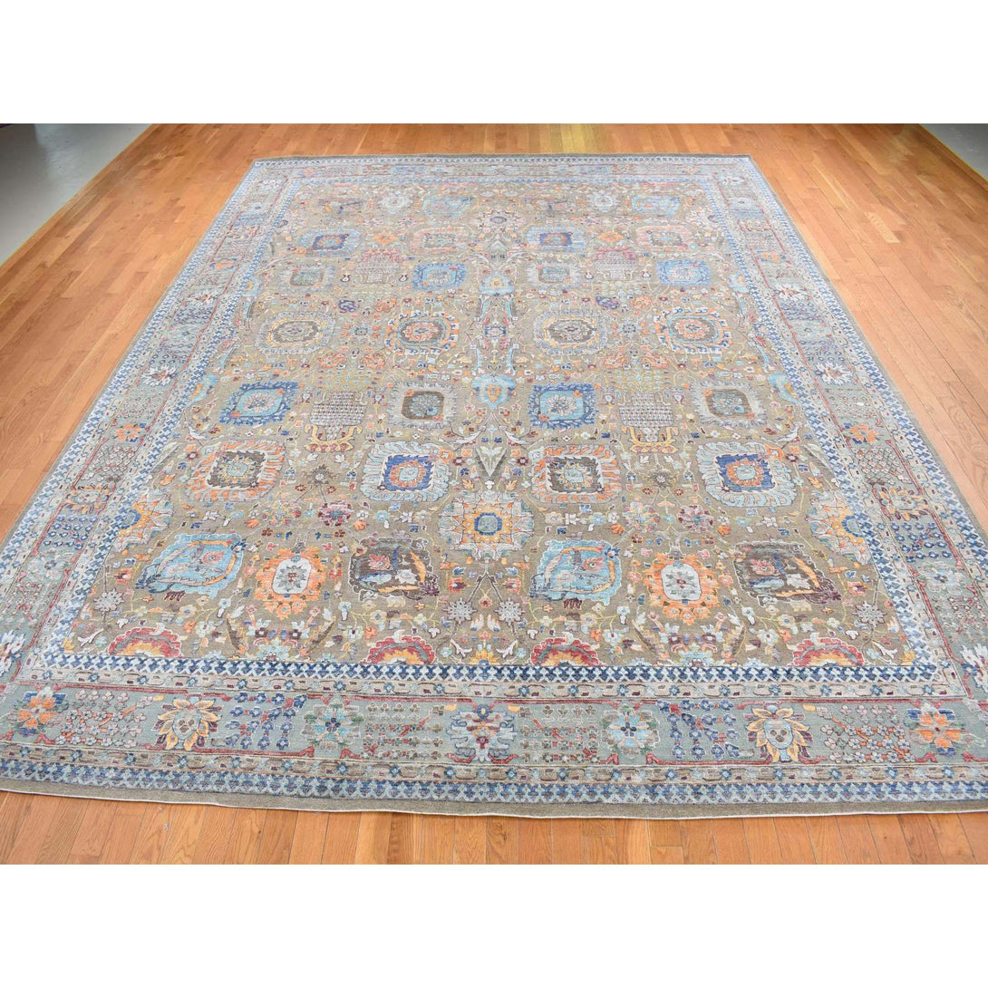 Hand Knotted  Rectangle Area Rug > Design# CCSR87644 > Size: 11'-9" x 15'-2"
