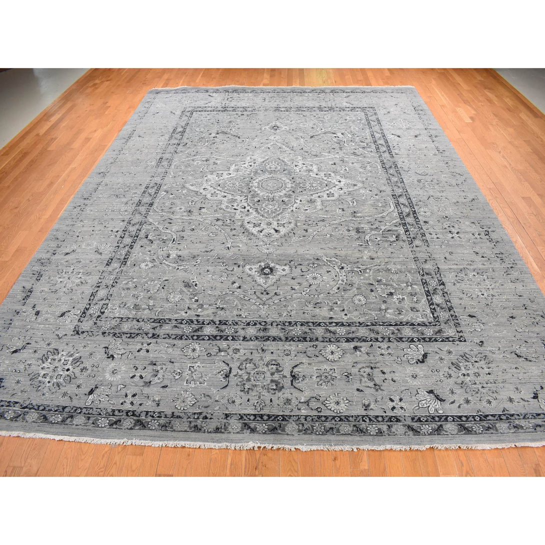 Hand Knotted  Rectangle Area Rug > Design# CCSR87648 > Size: 12'-0" x 15'-5"