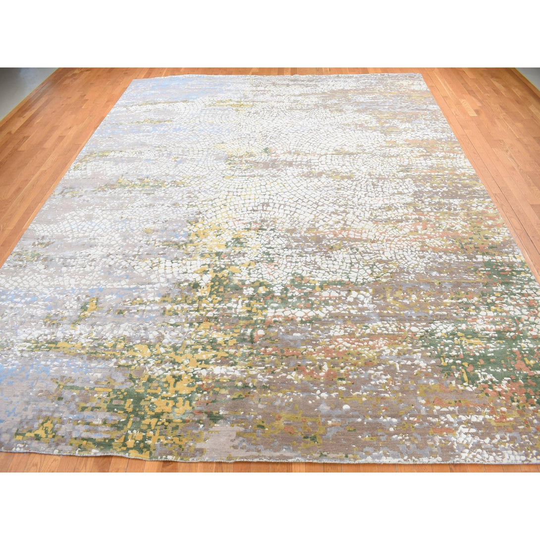 Hand Knotted  Rectangle Area Rug > Design# CCSR87649 > Size: 12'-0" x 15'-0"