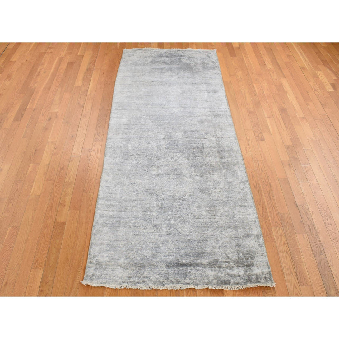 Hand Knotted  Rectangle Runner > Design# CCSR87679 > Size: 4'-0" x 9'-8"