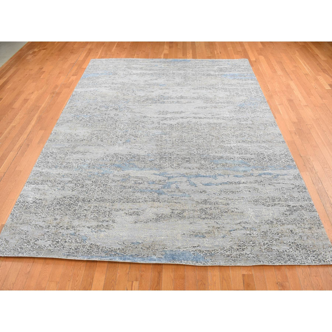 Hand Knotted  Rectangle Area Rug > Design# CCSR87703 > Size: 9'-0" x 12'-3"