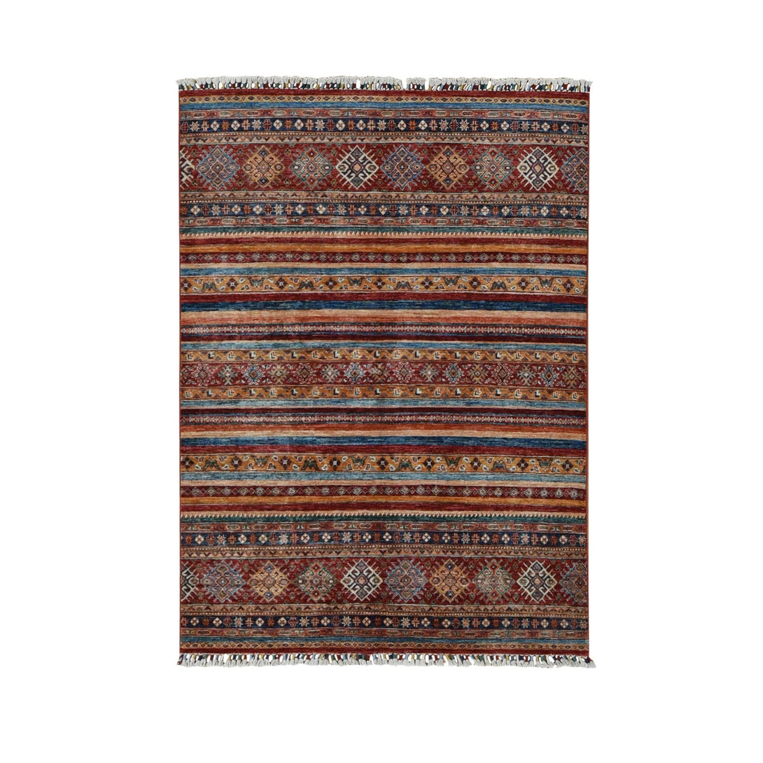 Hand Knotted  Rectangle Area Rug > Design# CCSR87757 > Size: 5'-0" x 6'-10"