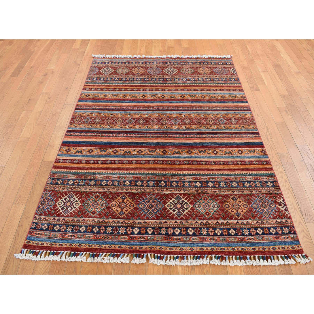 Hand Knotted  Rectangle Area Rug > Design# CCSR87757 > Size: 5'-0" x 6'-10"