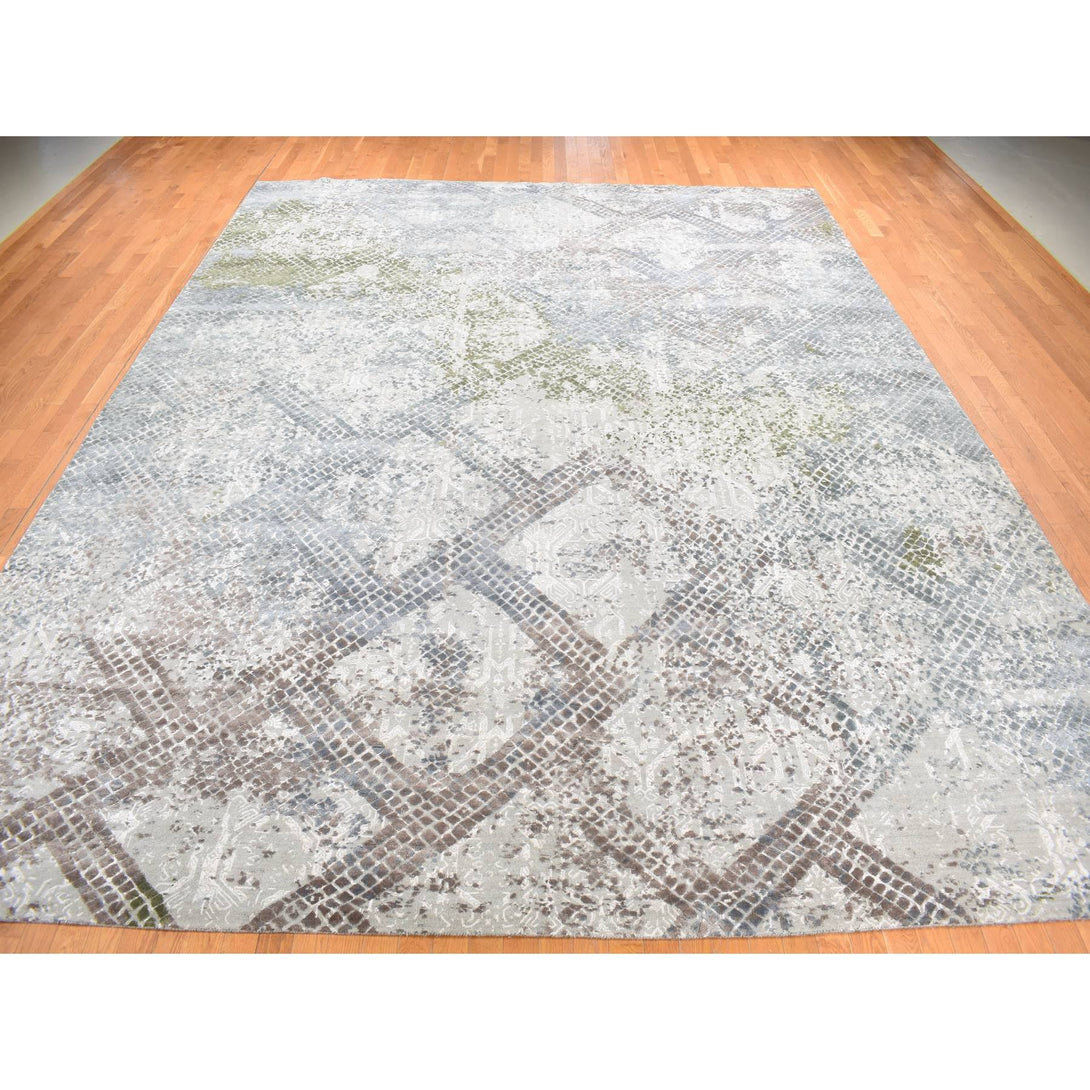 Hand Knotted  Rectangle Area Rug > Design# CCSR87998 > Size: 12'-3" x 15'-3"