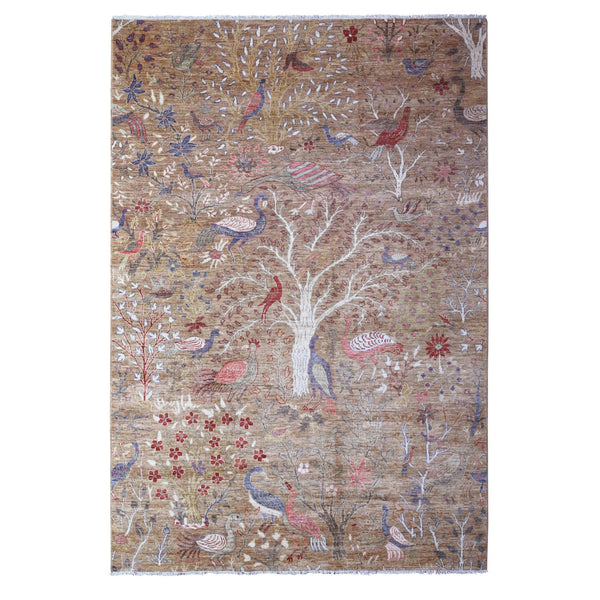 Hand Knotted  Rectangle Area Rug > Design# CCSR88016 > Size: 6'-0" x 8'-9"
