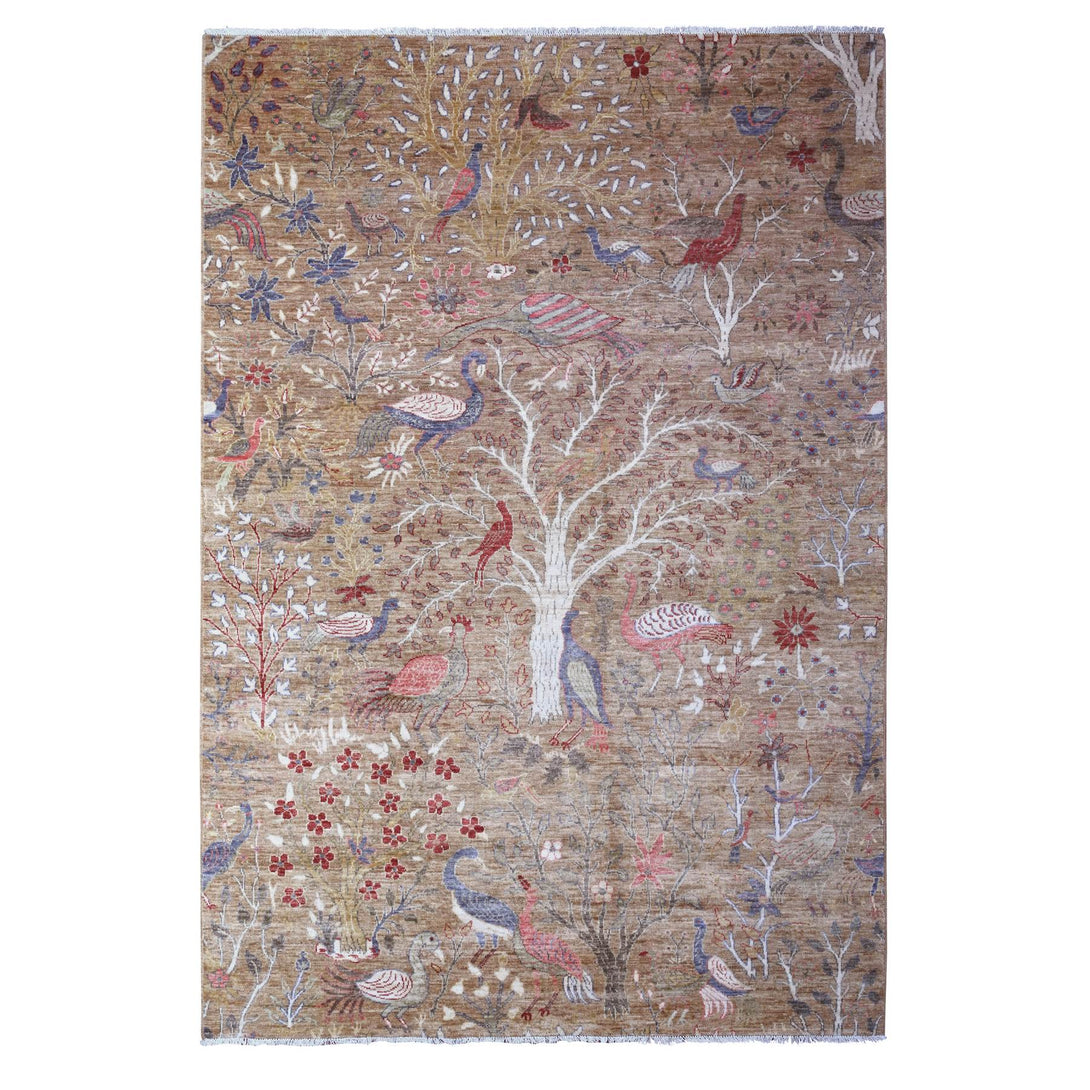 Hand Knotted  Rectangle Area Rug > Design# CCSR88016 > Size: 6'-0" x 8'-9"