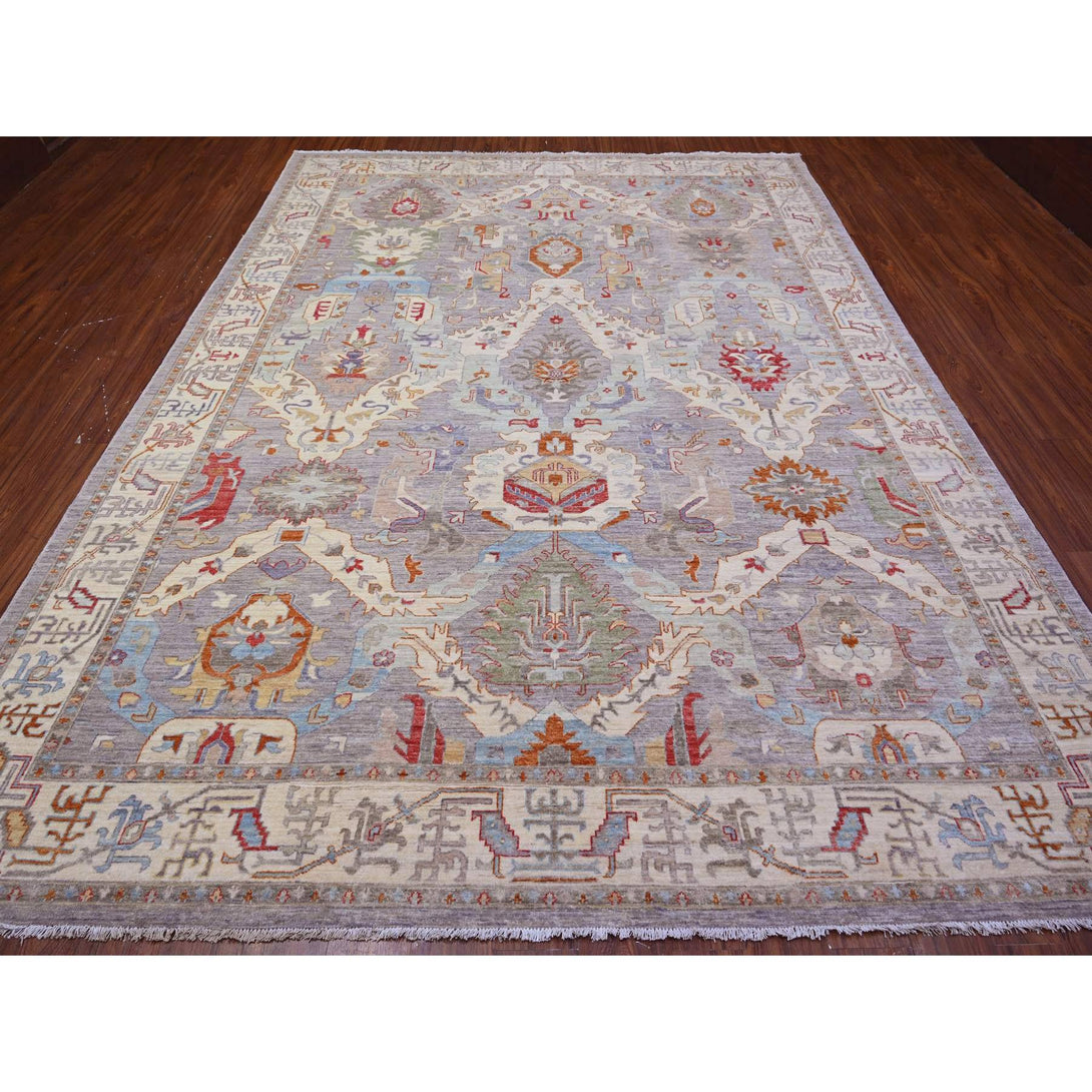 Hand Knotted  Rectangle Area Rug > Design# CCSR88192 > Size: 8'-11" x 11'-9"