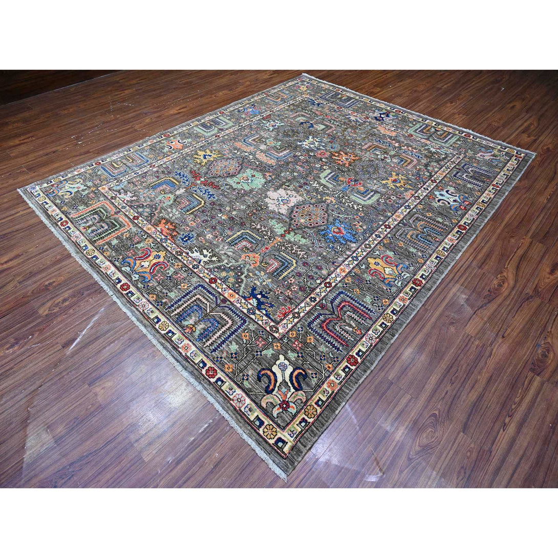 Hand Knotted  Rectangle Area Rug > Design# CCSR88268 > Size: 8'-2" x 9'-11"