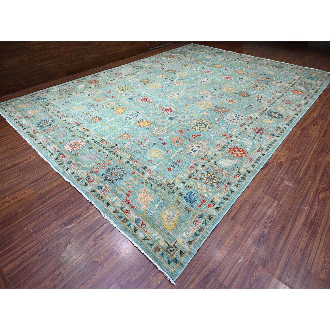 Hand Knotted  Rectangle Area Rug > Design# CCSR88305 > Size: 11'-7" x 16'-7"