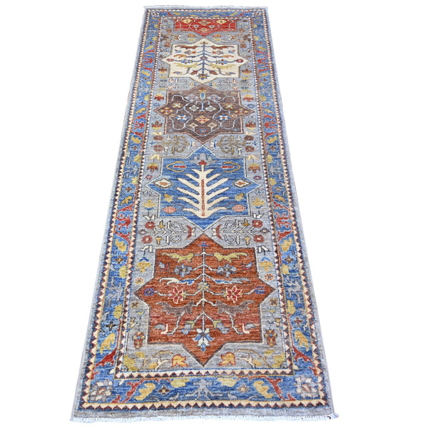 Hand Knotted  Rectangle Runner > Design# CCSR88333 > Size: 2'-6" x 7'-9"
