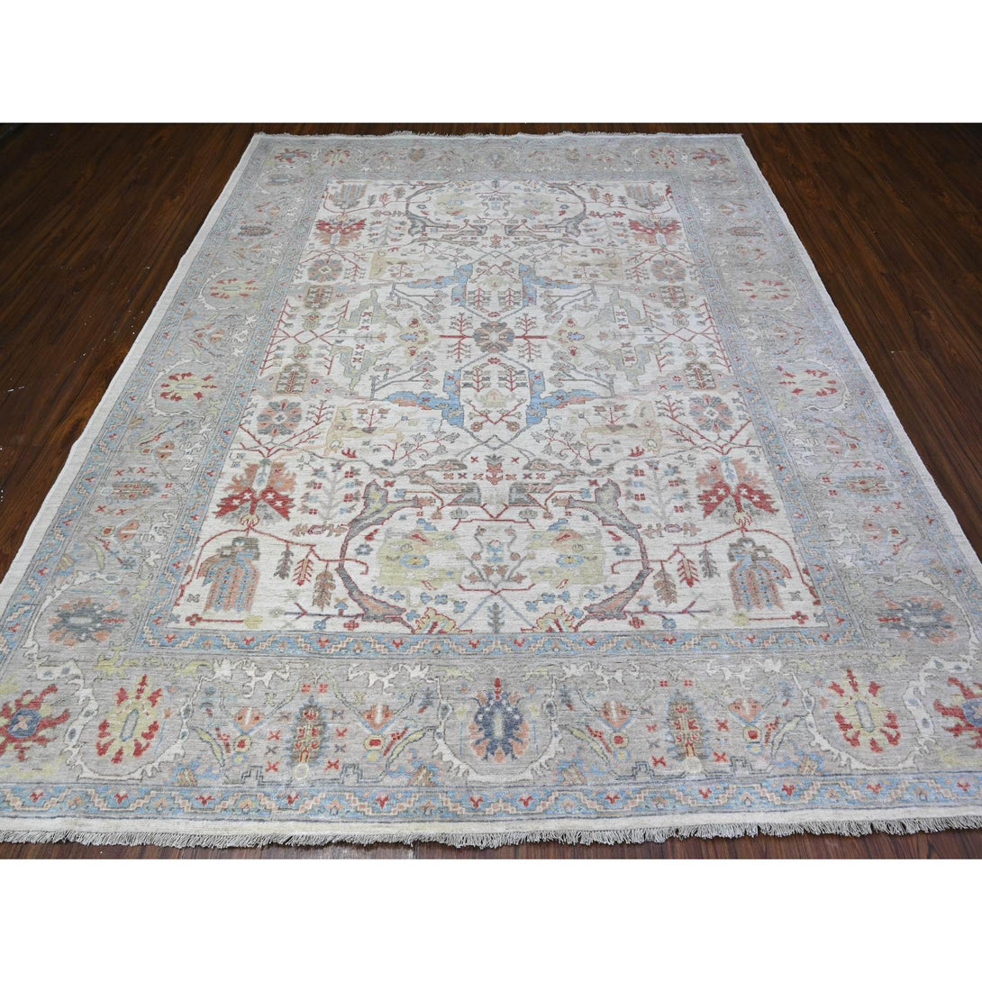 Hand Knotted  Rectangle Area Rug > Design# CCSR88410 > Size: 8'-3" x 9'-10"