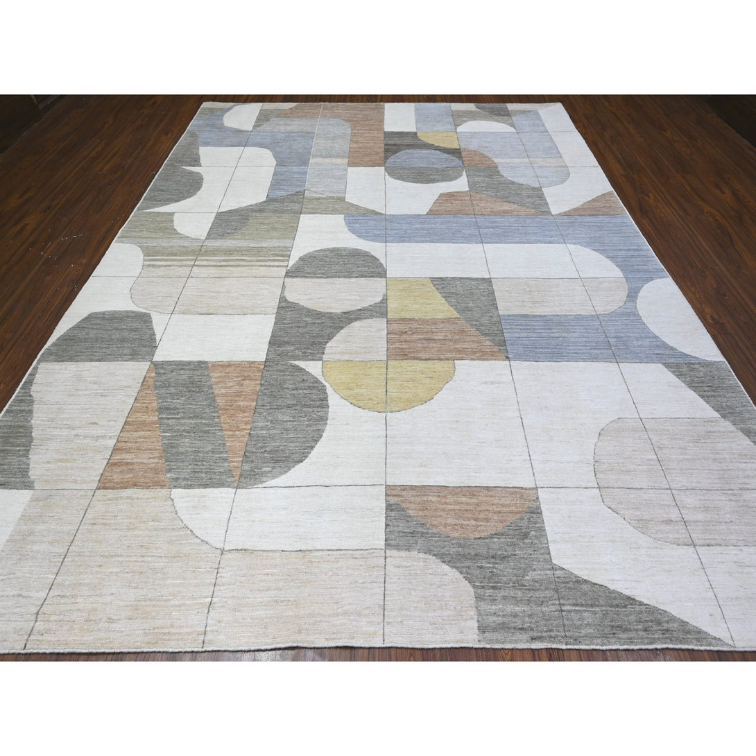 Hand Knotted  Rectangle Area Rug > Design# CCSR88642 > Size: 9'-0" x 11'-9"