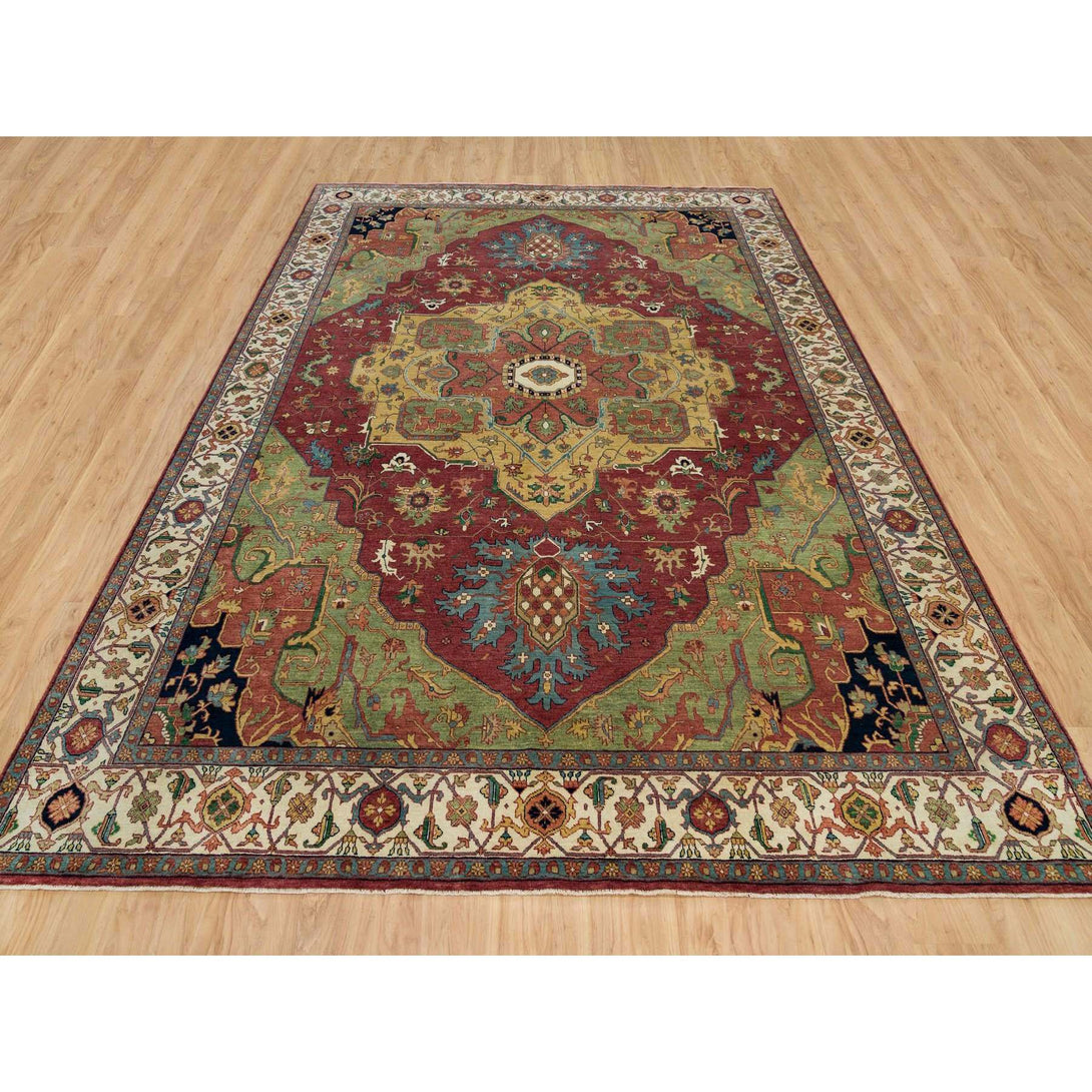 Hand Knotted  Rectangle Area Rug > Design# CCSR90076 > Size: 9'-0" x 12'-1"