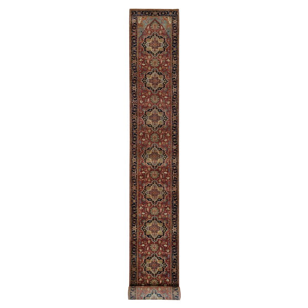 Hand Knotted  Rectangle Runner > Design# CCSR90091 > Size: 2'-7" x 23'-9"