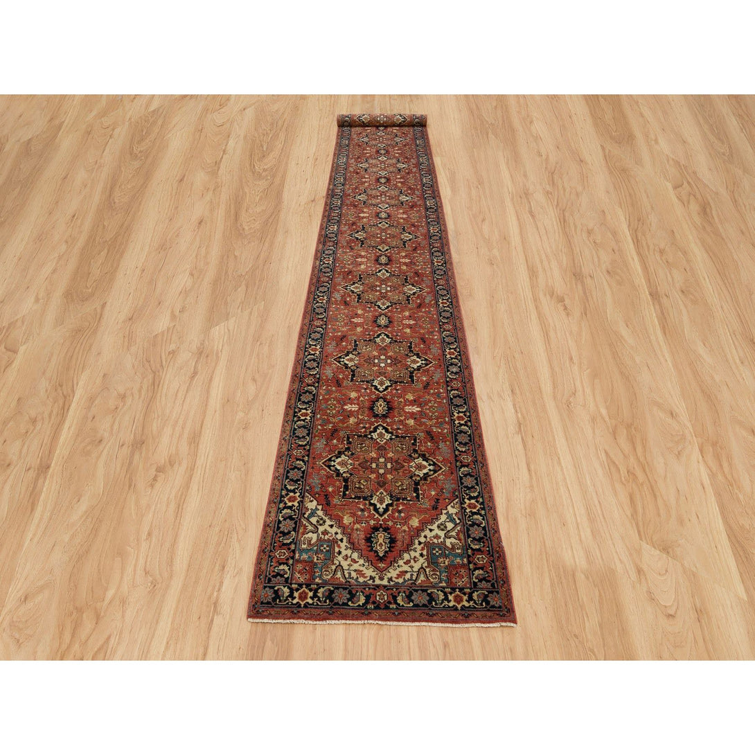 Hand Knotted  Rectangle Runner > Design# CCSR90092 > Size: 2'-8" x 17'-11"