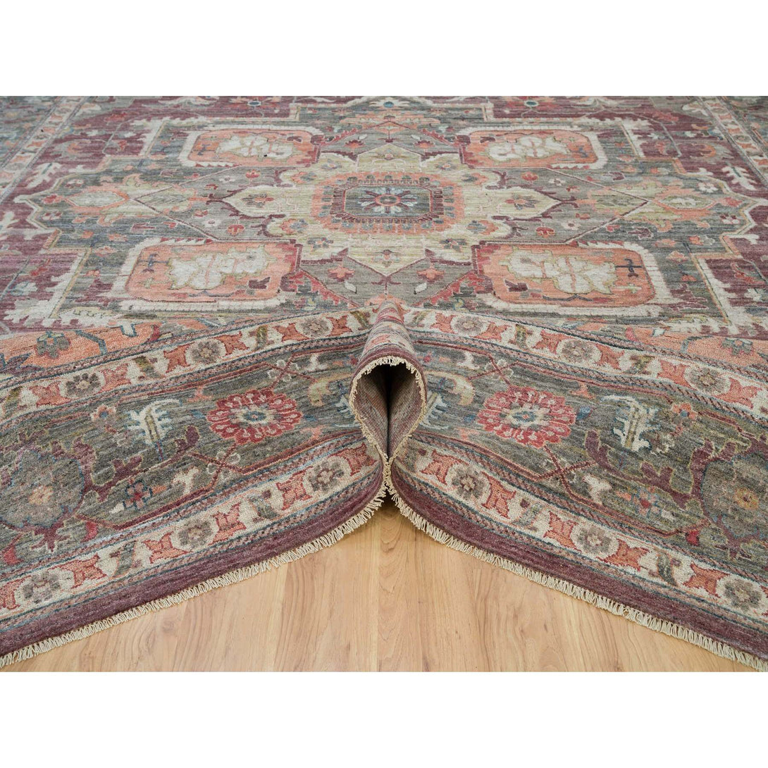 Hand Knotted  Rectangle Area Rug > Design# CCSR90137 > Size: 13'-10" x 17'-9"