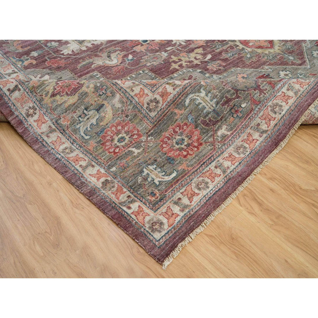 Hand Knotted  Rectangle Area Rug > Design# CCSR90137 > Size: 13'-10" x 17'-9"