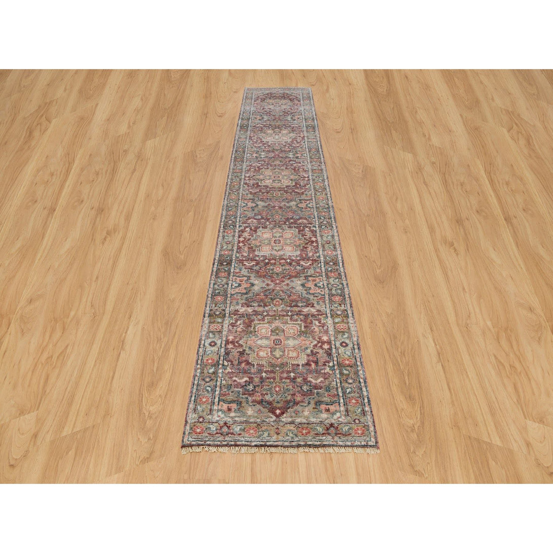 Hand Knotted  Rectangle Runner > Design# CCSR90138 > Size: 2'-7" x 14'-0"