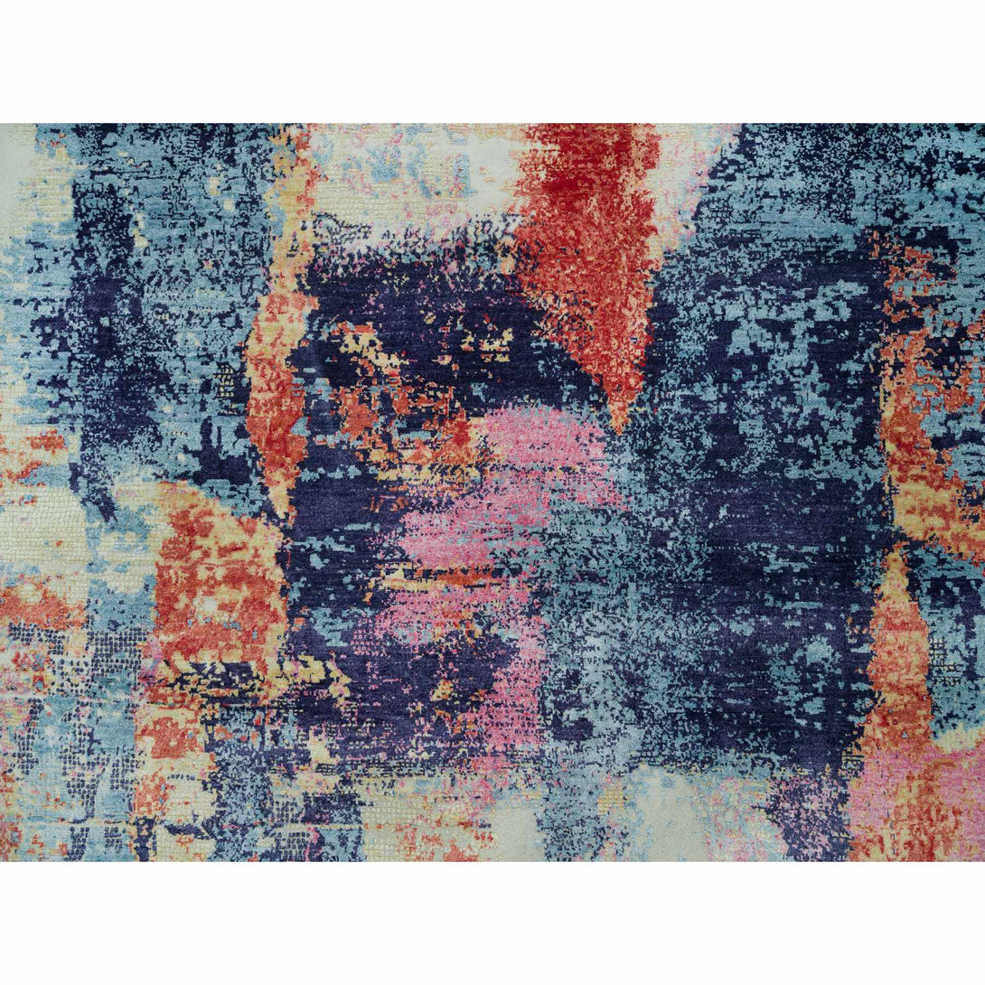 Hand Knotted  Rectangle Area Rug > Design# CCSR90147 > Size: 8'-11" x 12'-0"