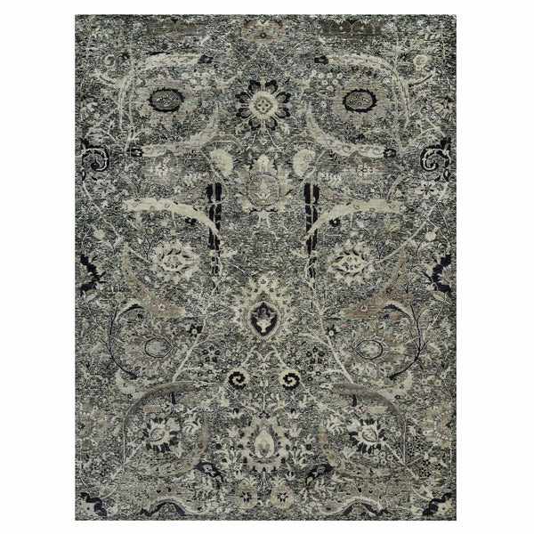 Hand Knotted  Rectangle Area Rug > Design# CCSR90235 > Size: 8'-10" x 11'-10"